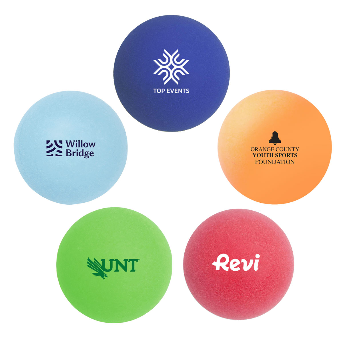 40mm Color Ping Pong Ball