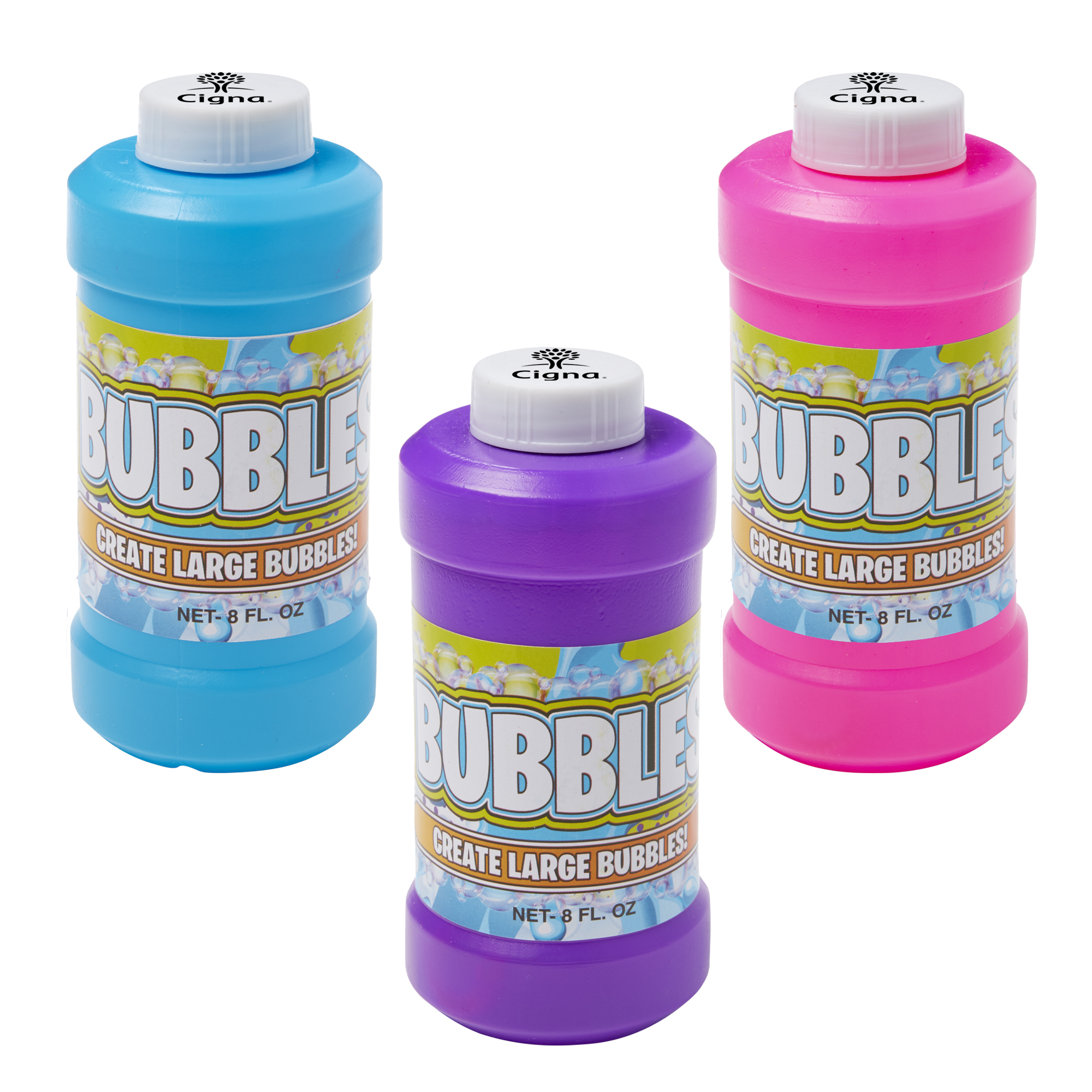 8 oz. Bubbles Imprinted on Cap