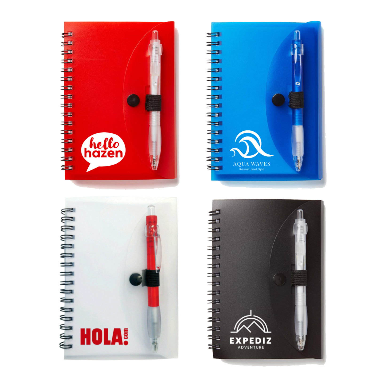 Spiral Notebook with Cardinal Pen