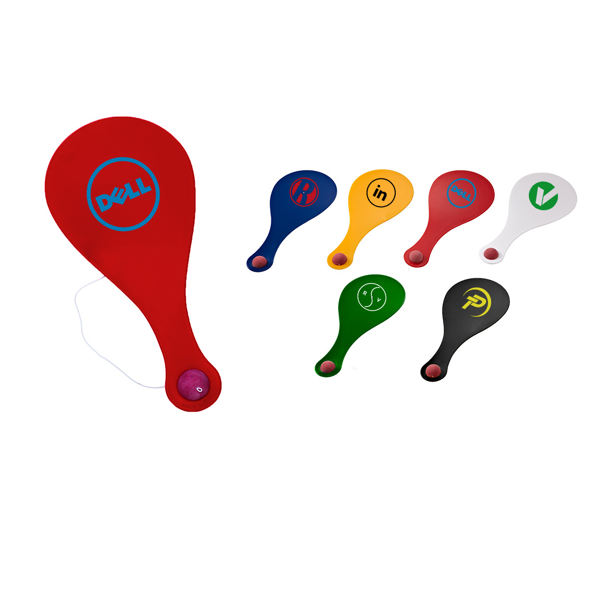Plastic Paddle Ball Game