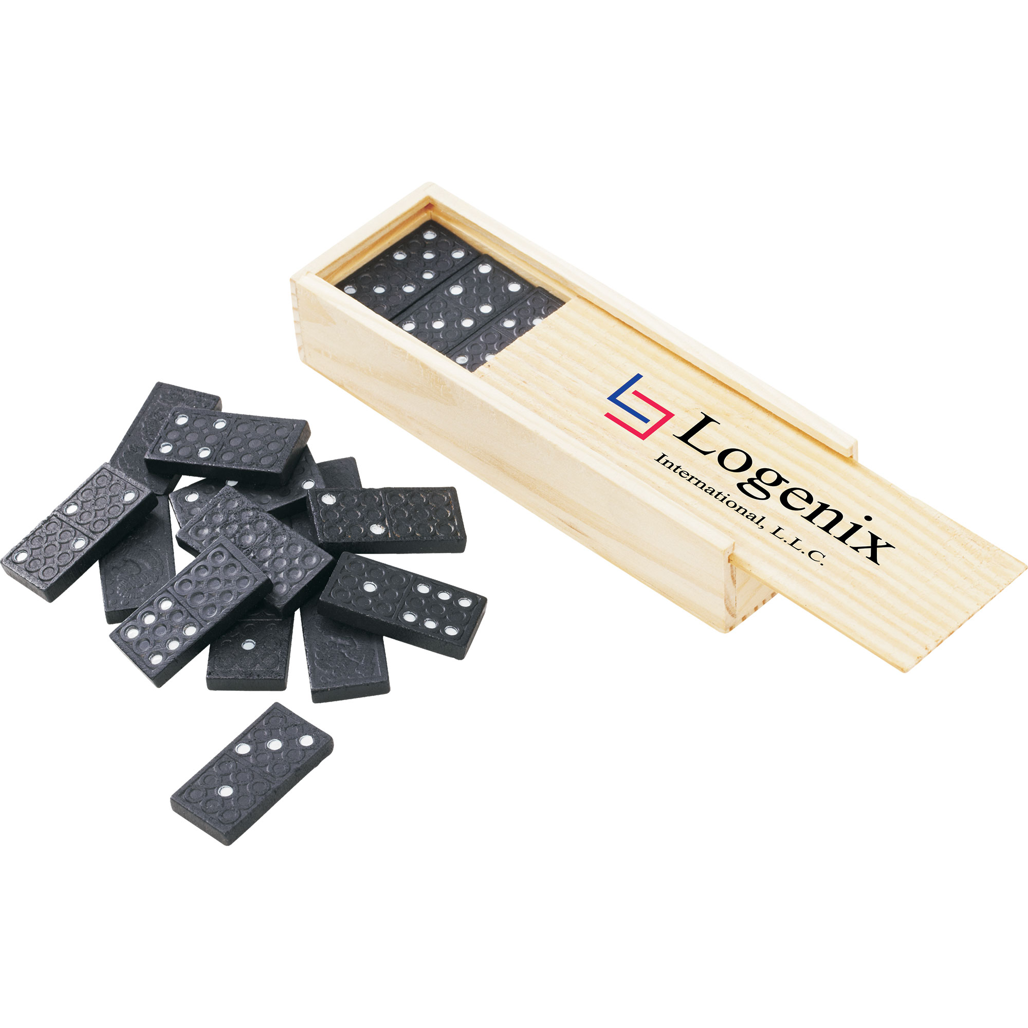 Travel Domino Set in Wooden Box