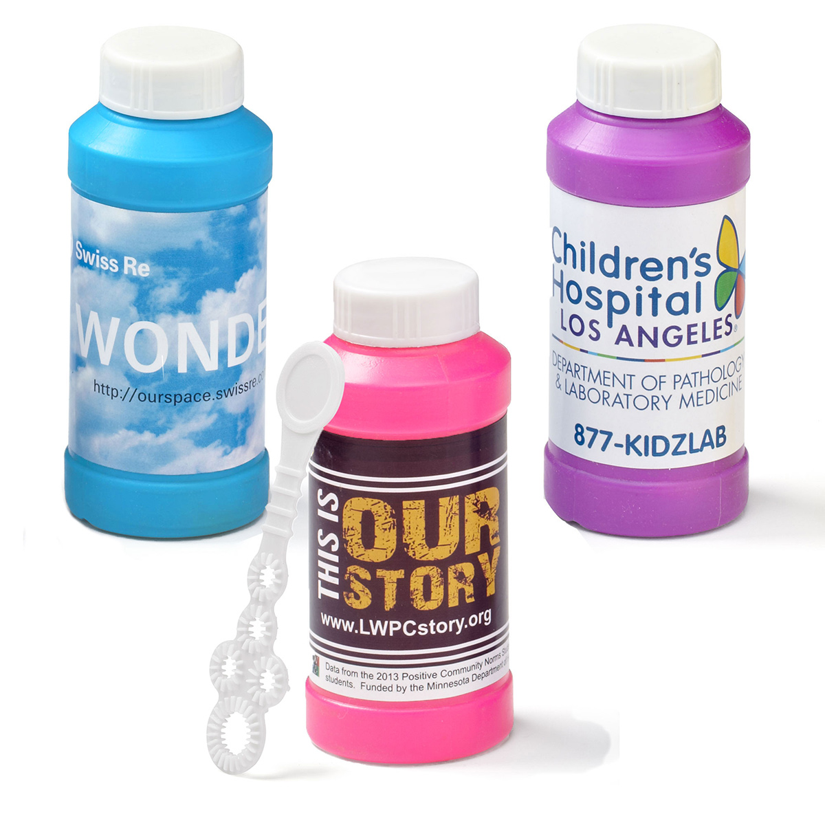 4 oz. Bubbles with Full-Color Digital Label