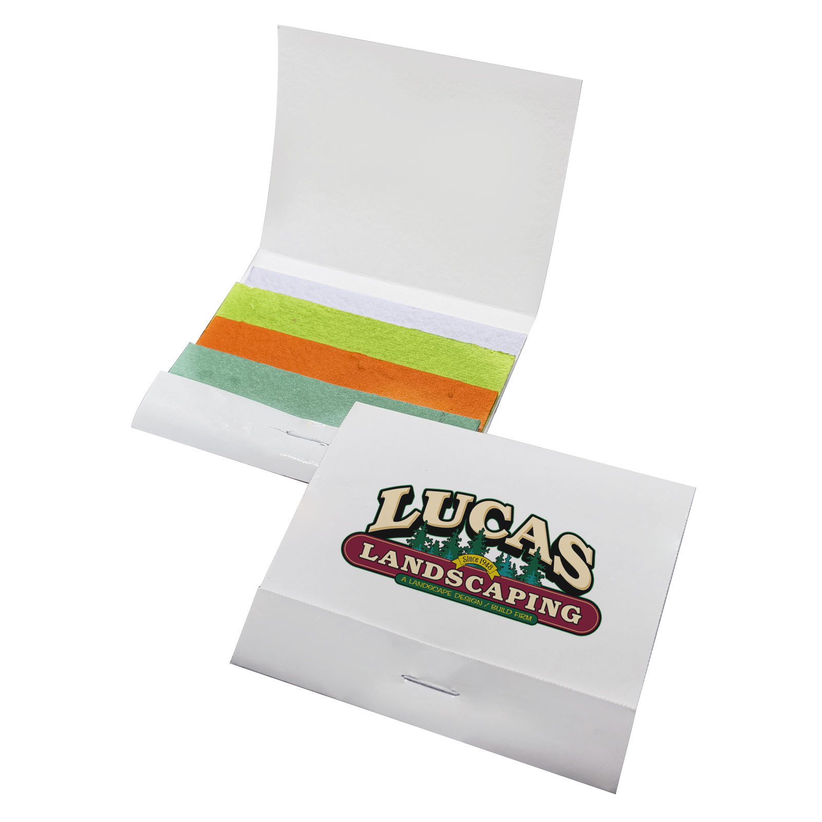 Seed Paper Matchbook: Color Stack Herb Patch