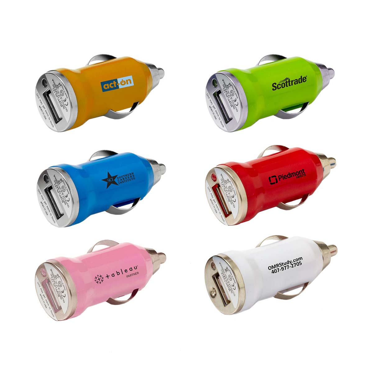 Compact USB Car Charger