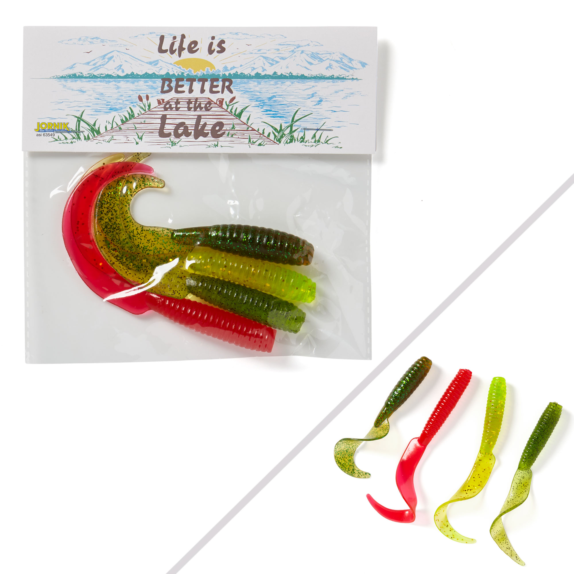 4-Pack Fishing Grubs