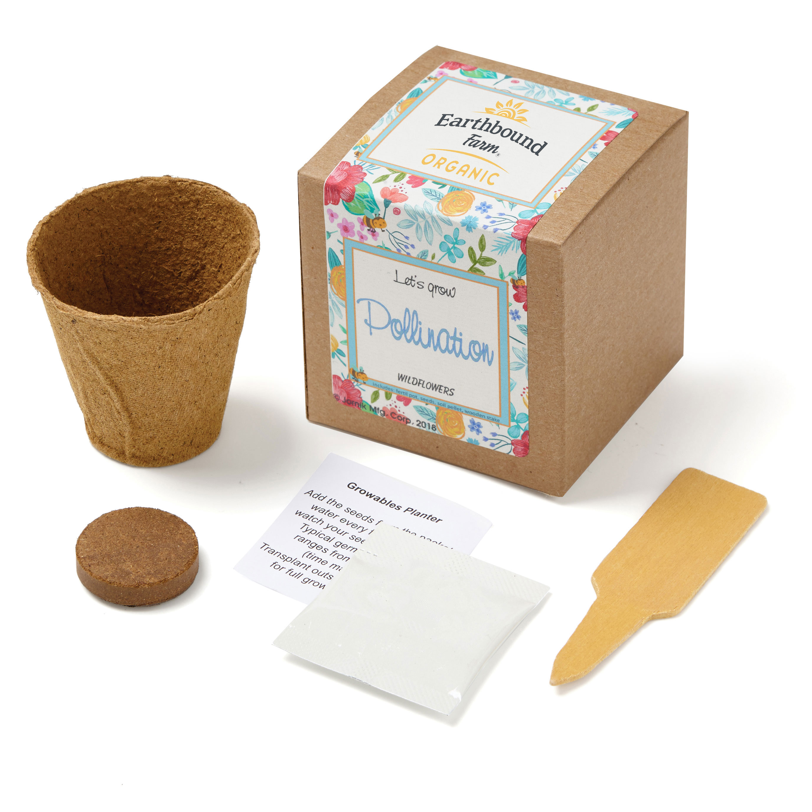 Wildflowers Growables Planter in Kraft Gift Box