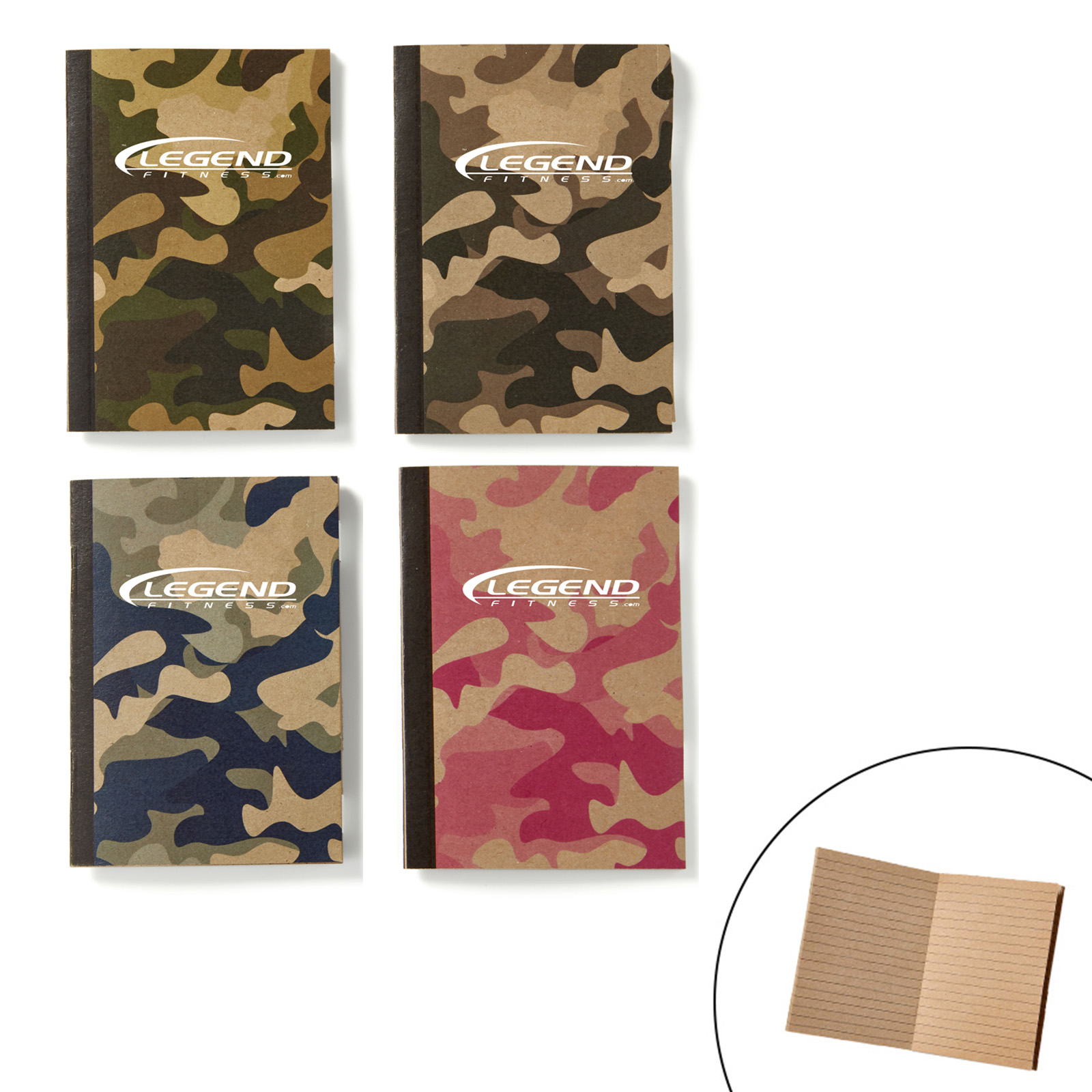 Mini Camouflage Notebook 