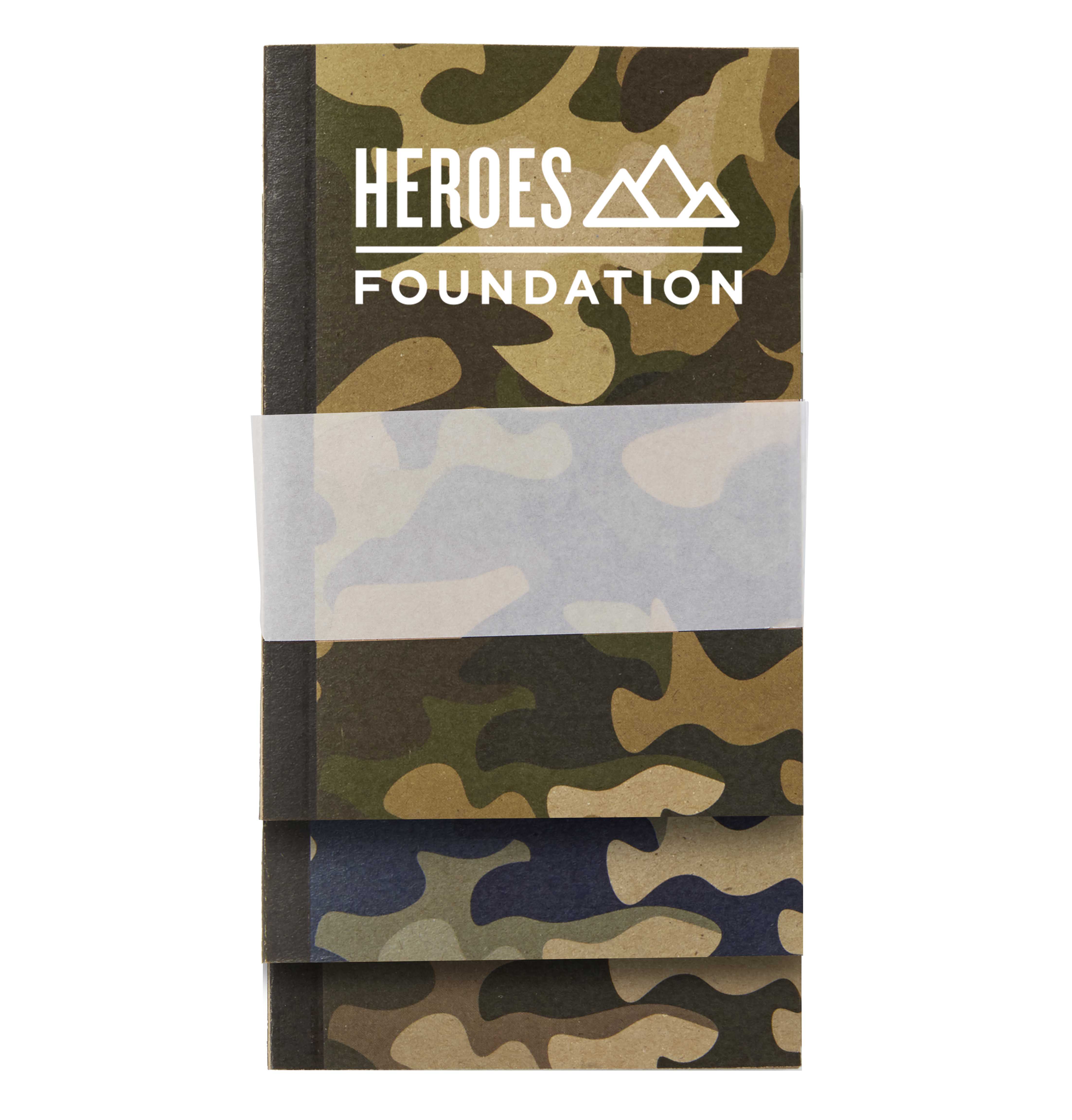 Mini Camouflage Notebook Set