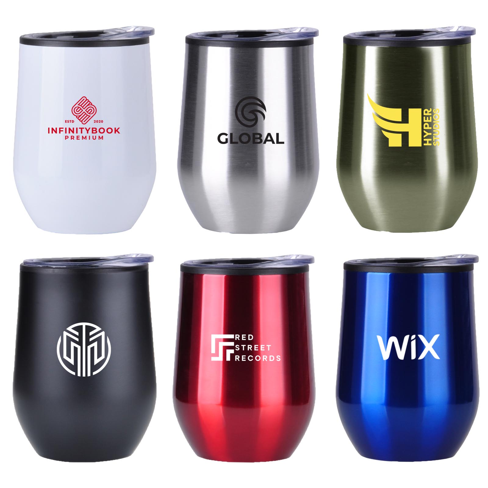 12 Oz Stainless Steel Wine Mug