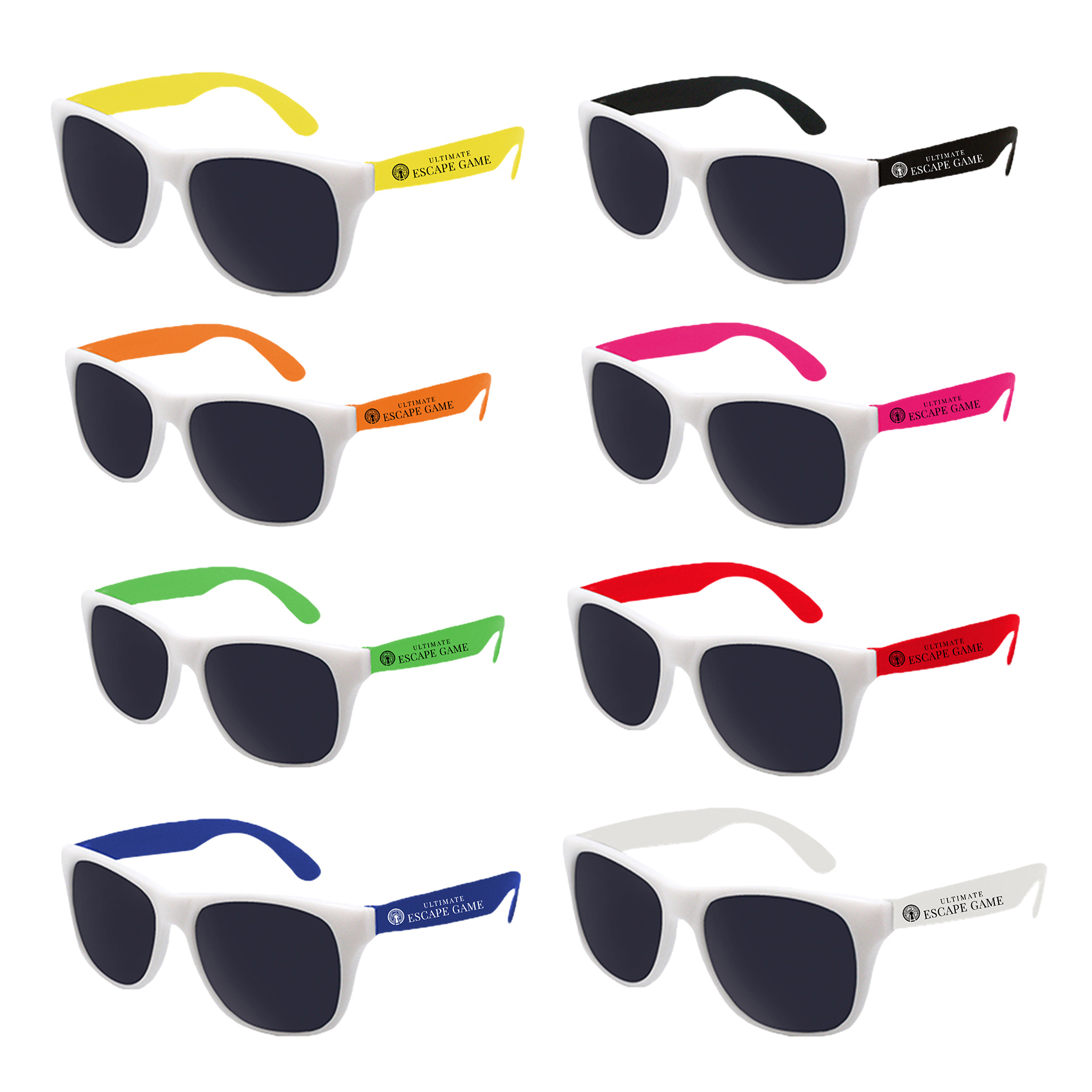 White Trim Sunglasses