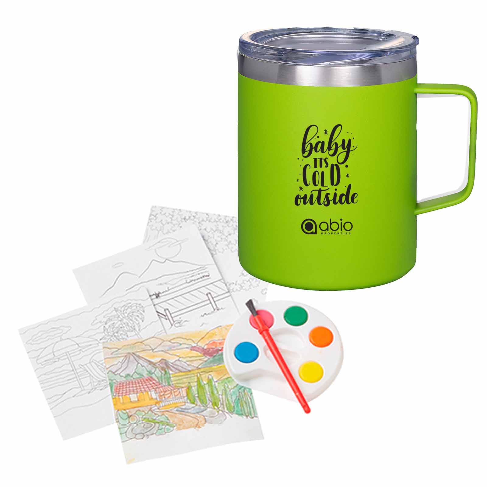 Holiday Adult Paint Set and Coffee Mug