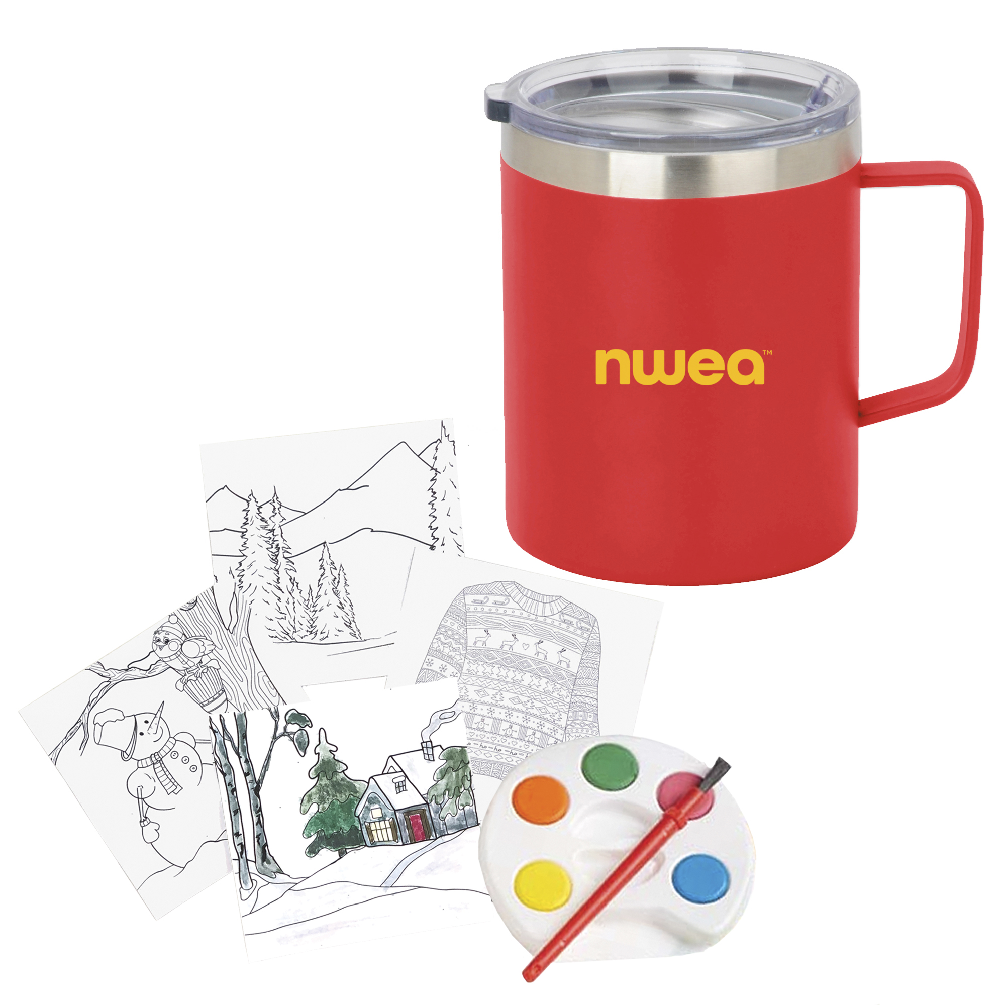 Holiday Adult Paint Set and Coffee Mug