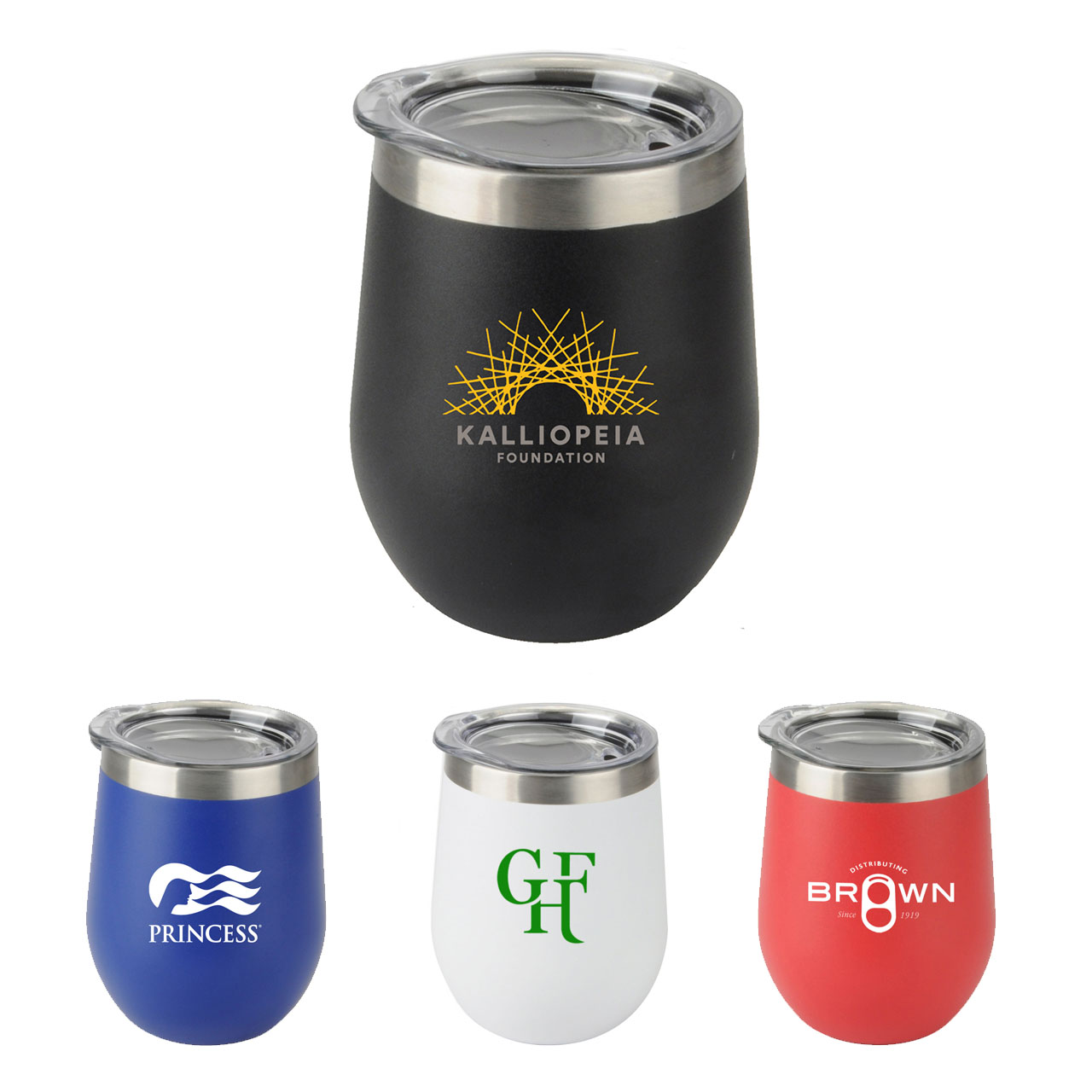 12oz stainless steel wine tumbler 