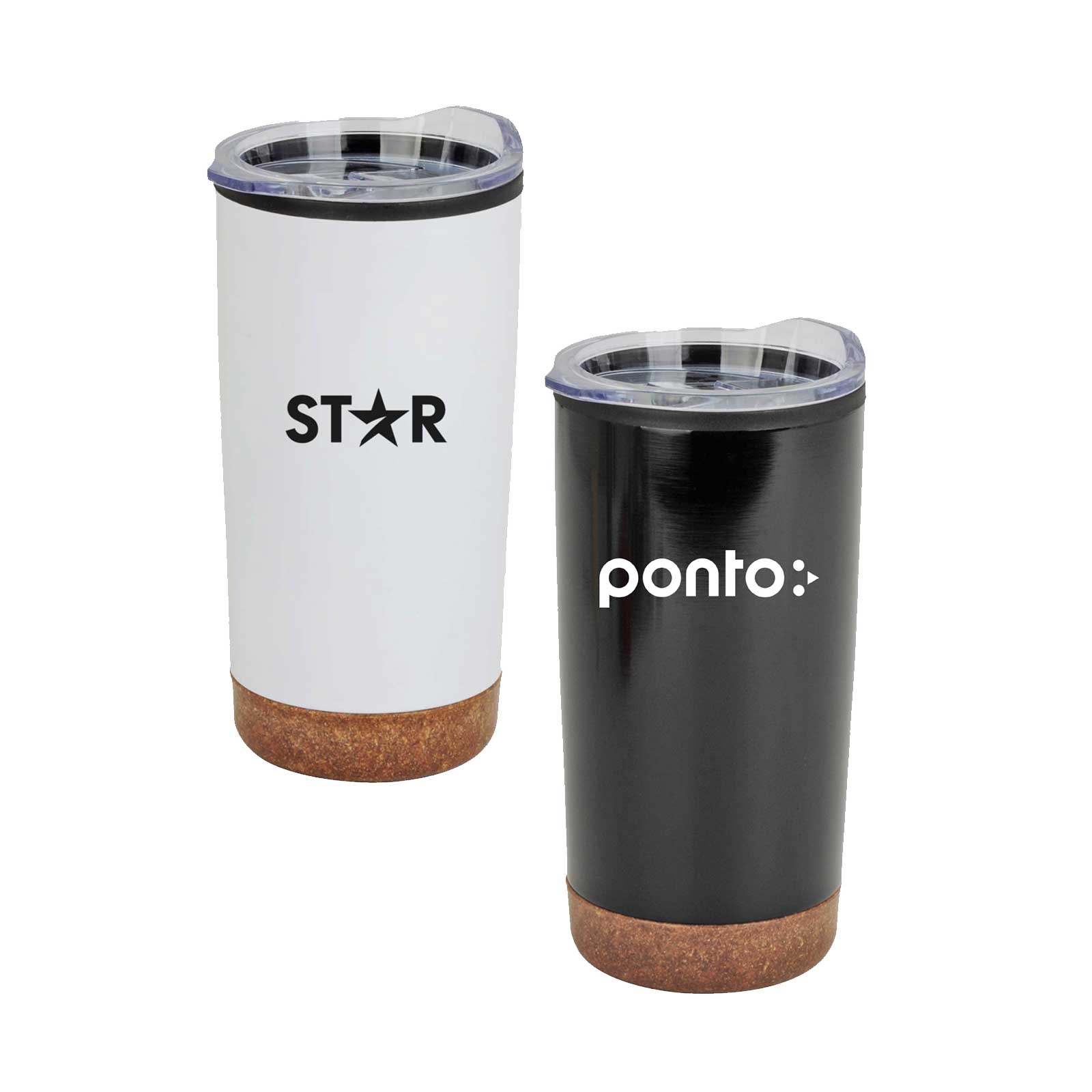 20 oz. Stainless Steel PP Cork Base Tumbler