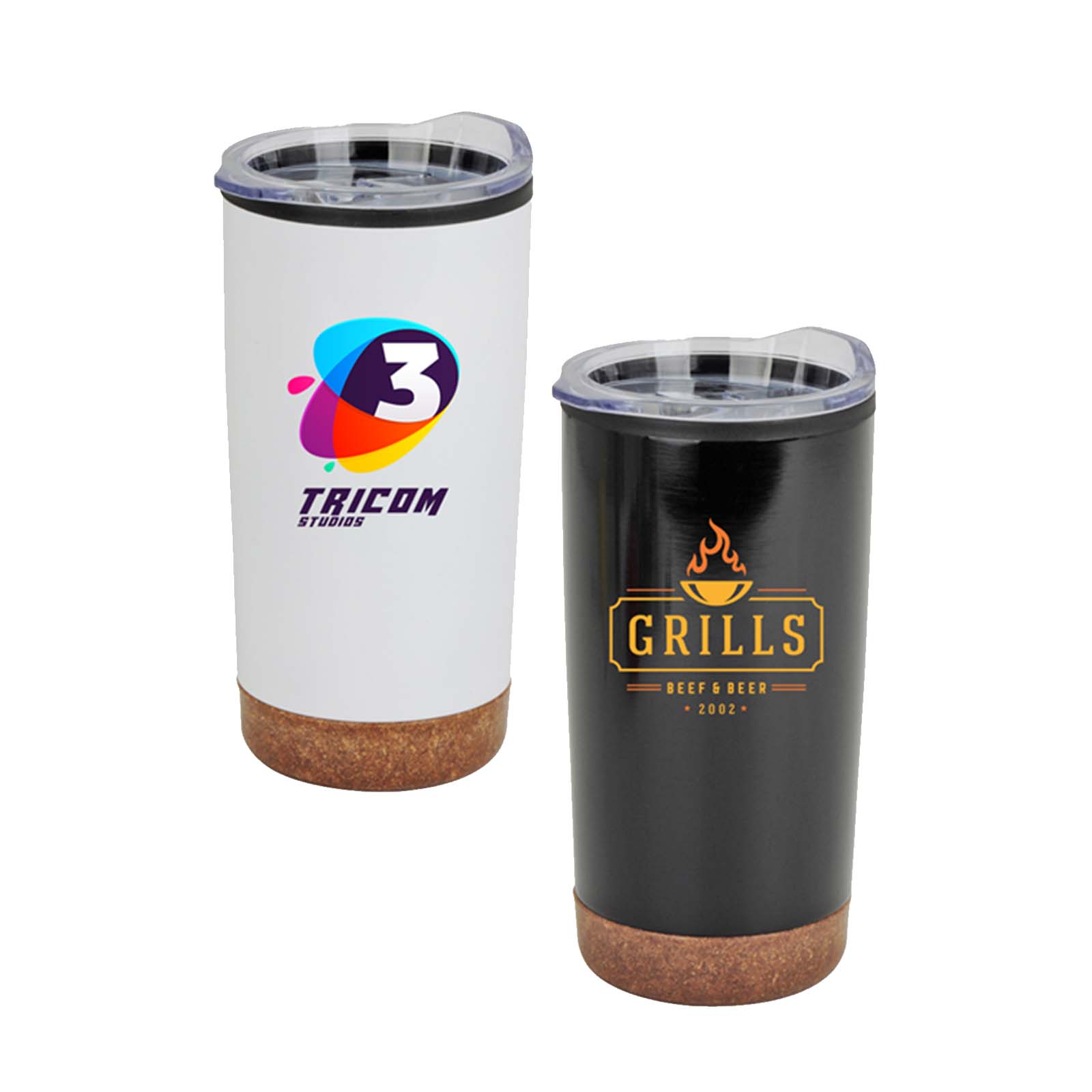 Jornikolor 20 oz. Stainless Steel PP Cork Base Tumbler