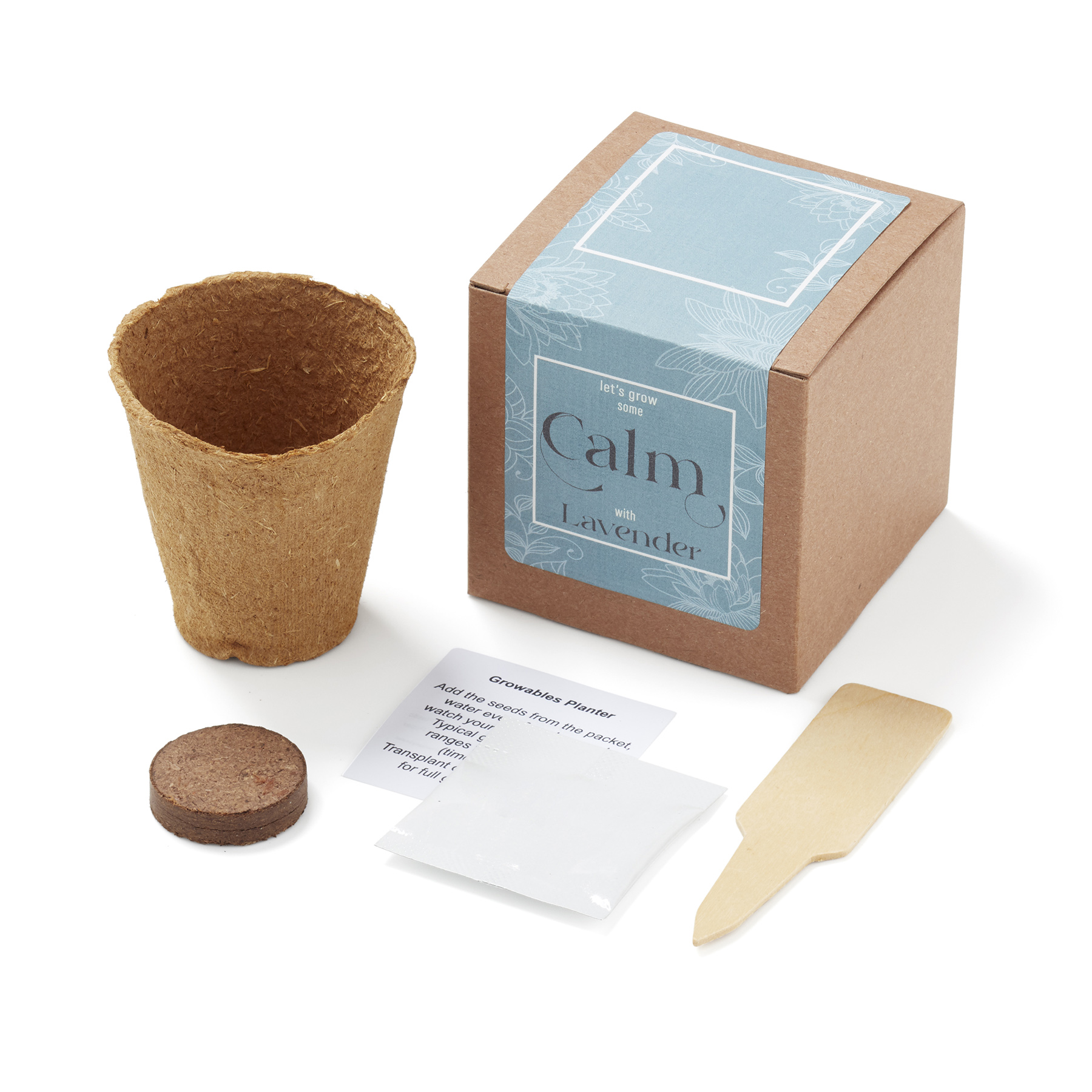 Grow Some Calm Planter in Gift Box