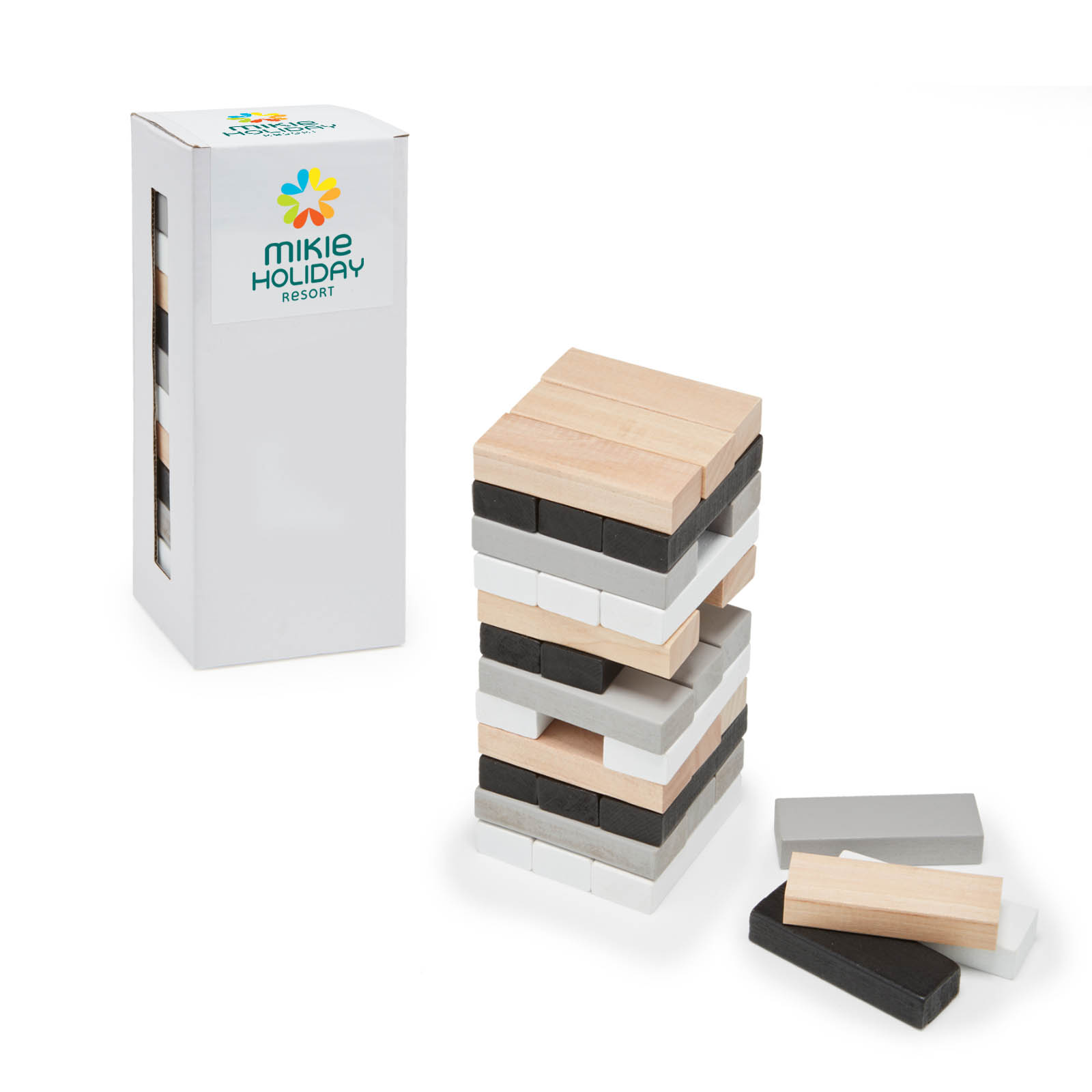 Towering Wooden Blocks