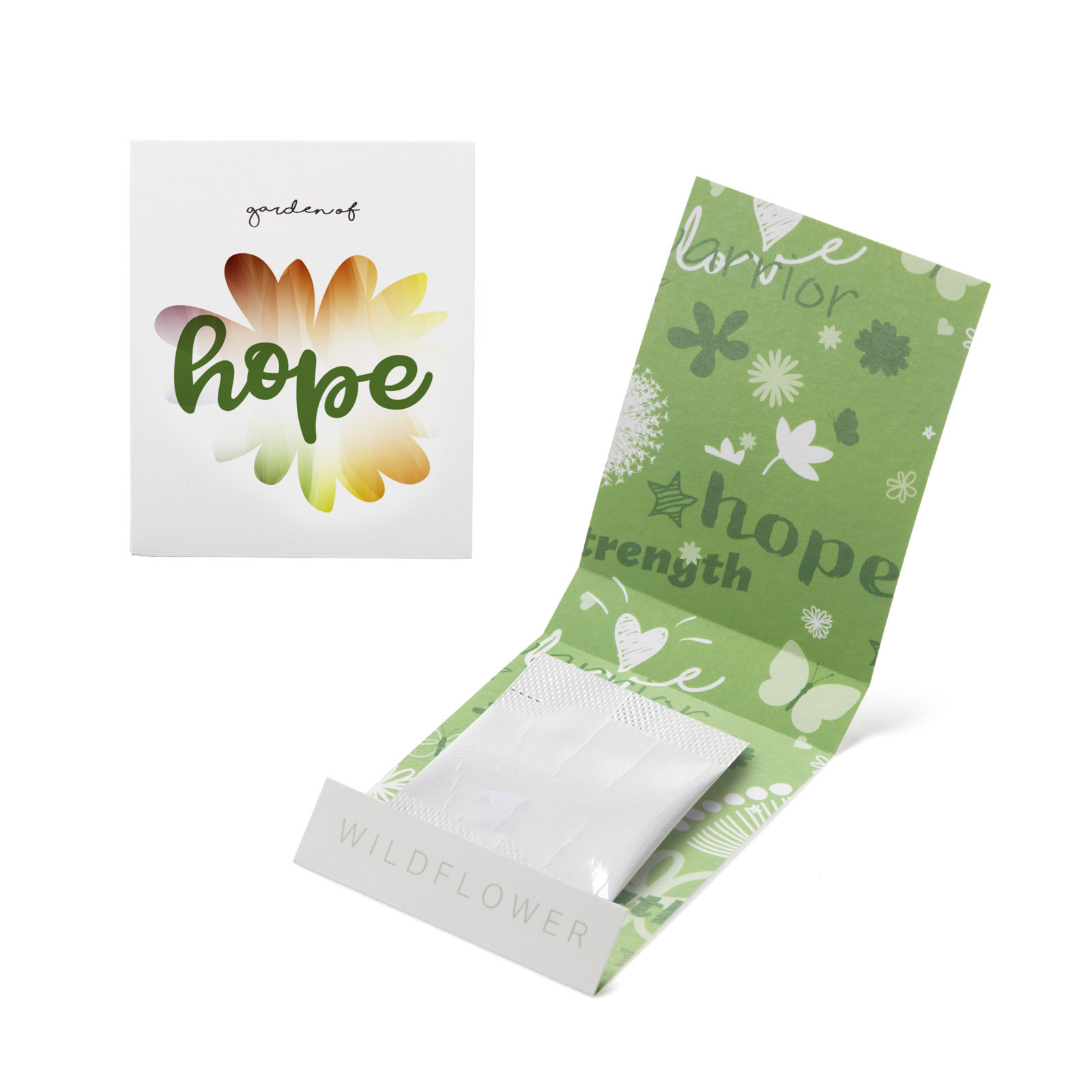 Green Garden of Hope Matchbook 