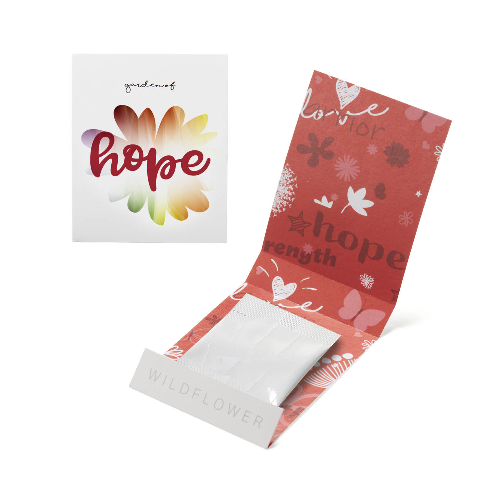 Red Garden of Hope Matchbook 