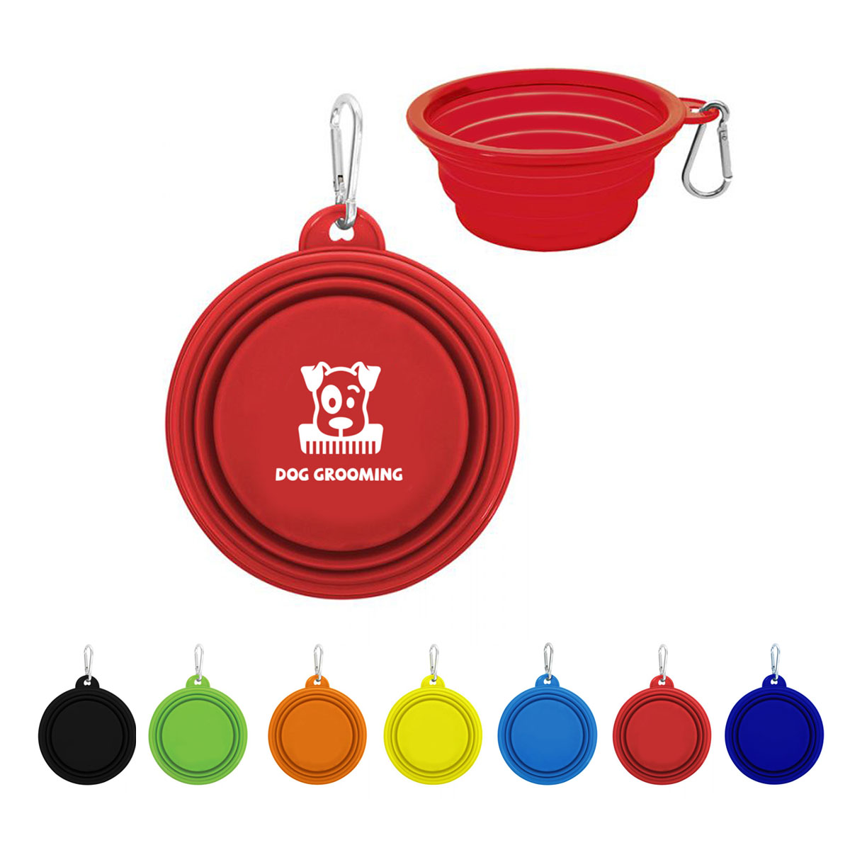 Collapsible Pet Bowl with Carabiner