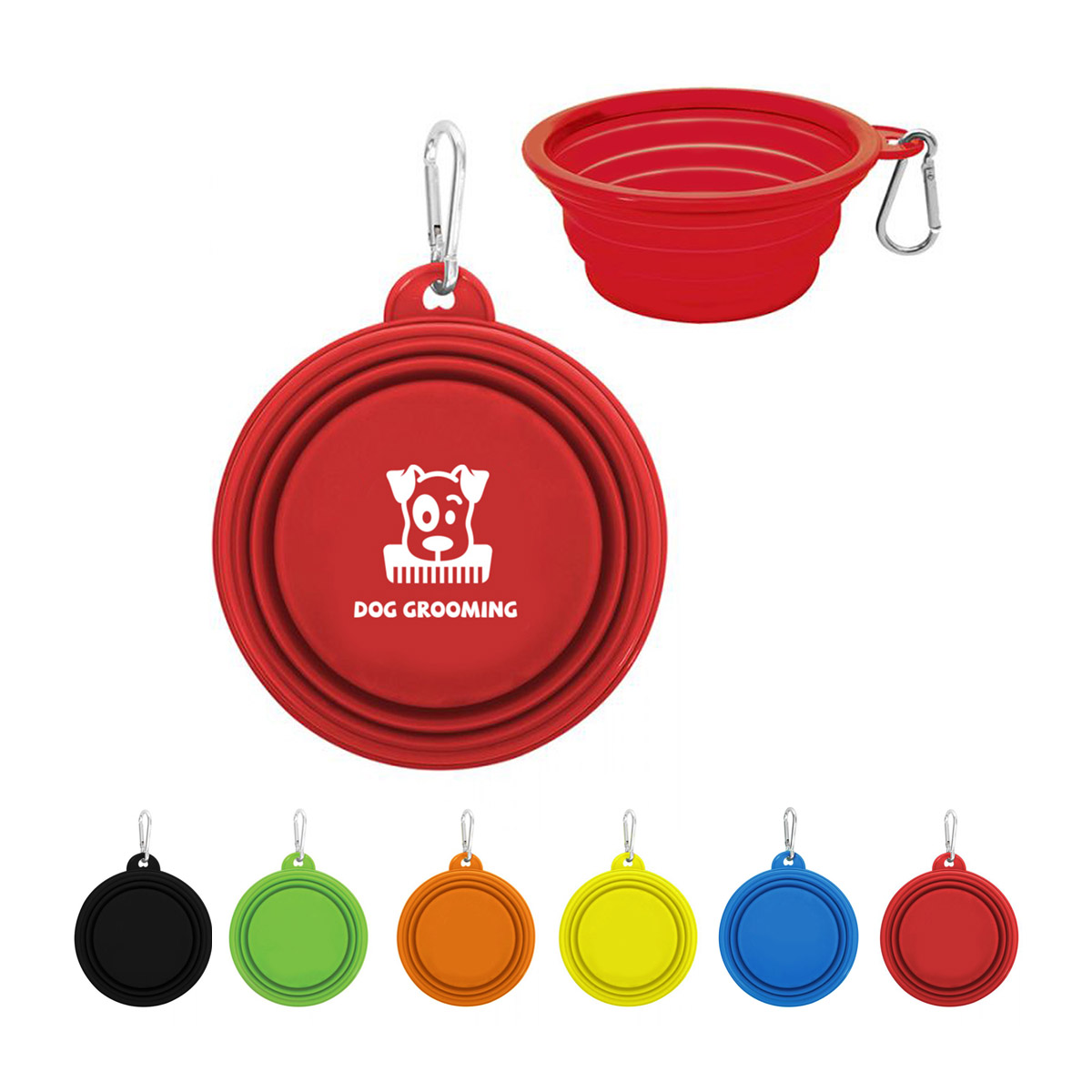 Collapsible Pet Bowl with Carabiner