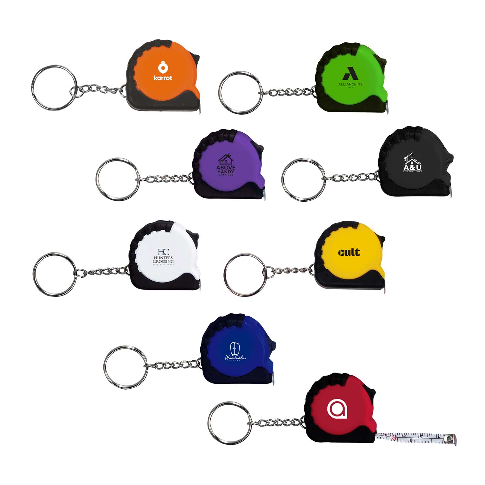 Tape Measure Keychain