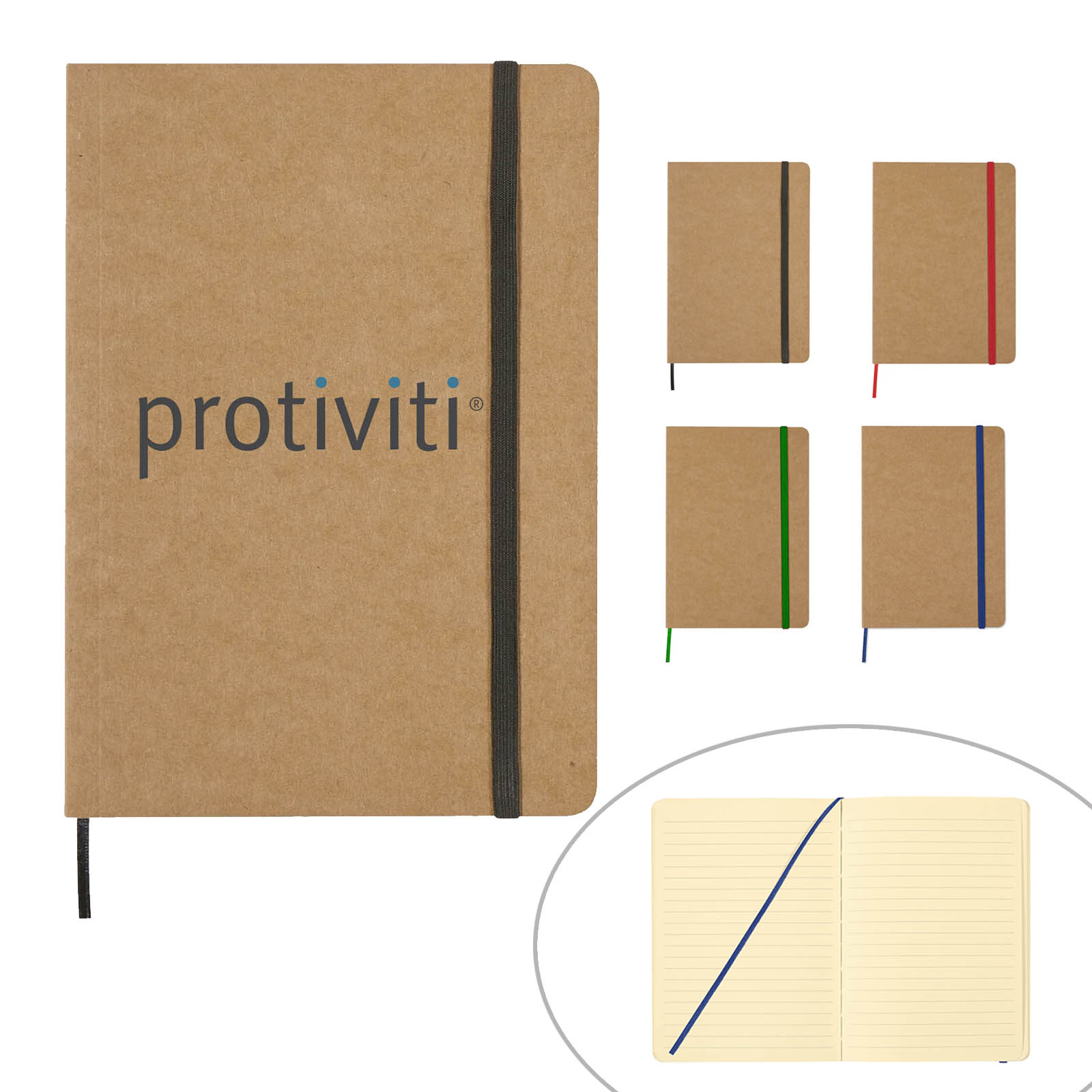 Eco-Inspired Notebook with Strap