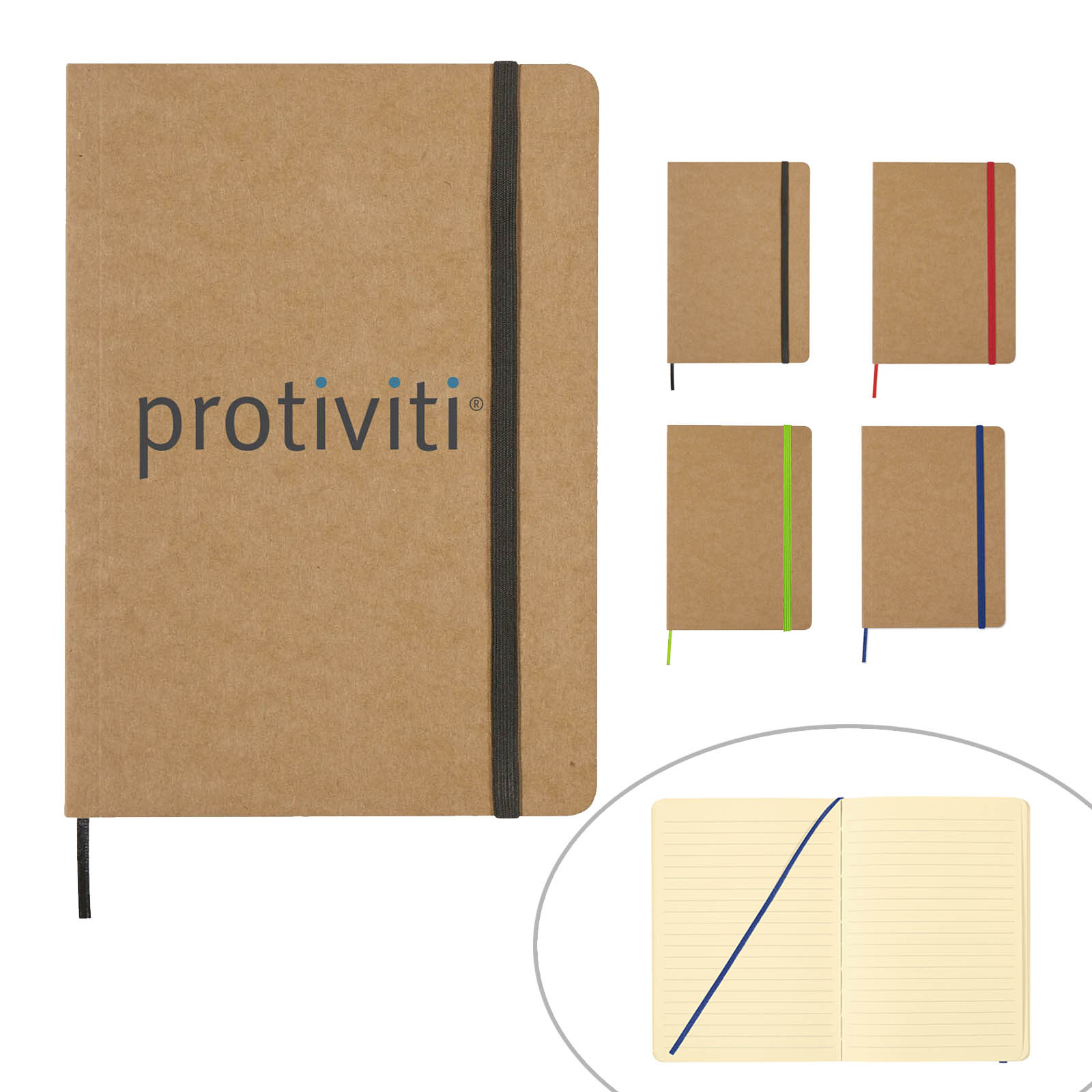 Eco-Inspired Notebook with Strap