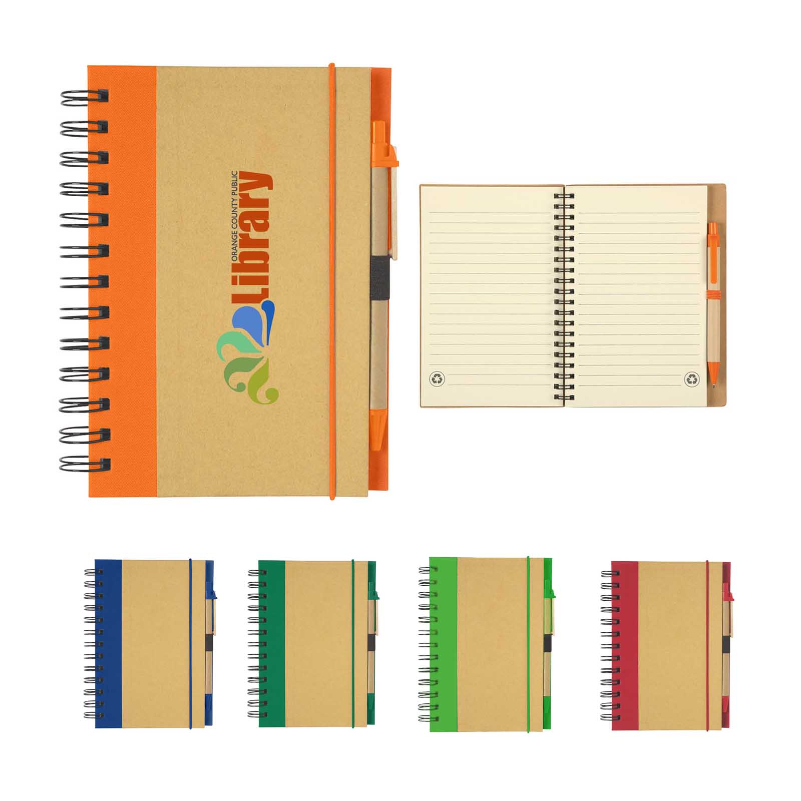 Jornikolor Eco-Inspired Hardcover Notebook and pen