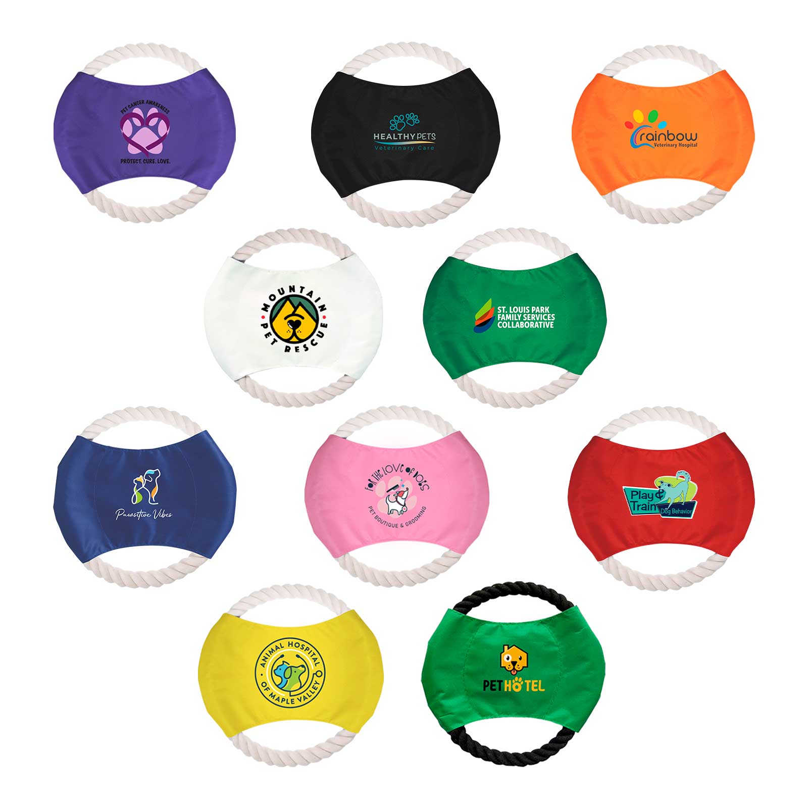 JORNIKOLOR Fido Flier Dog Rope Toy