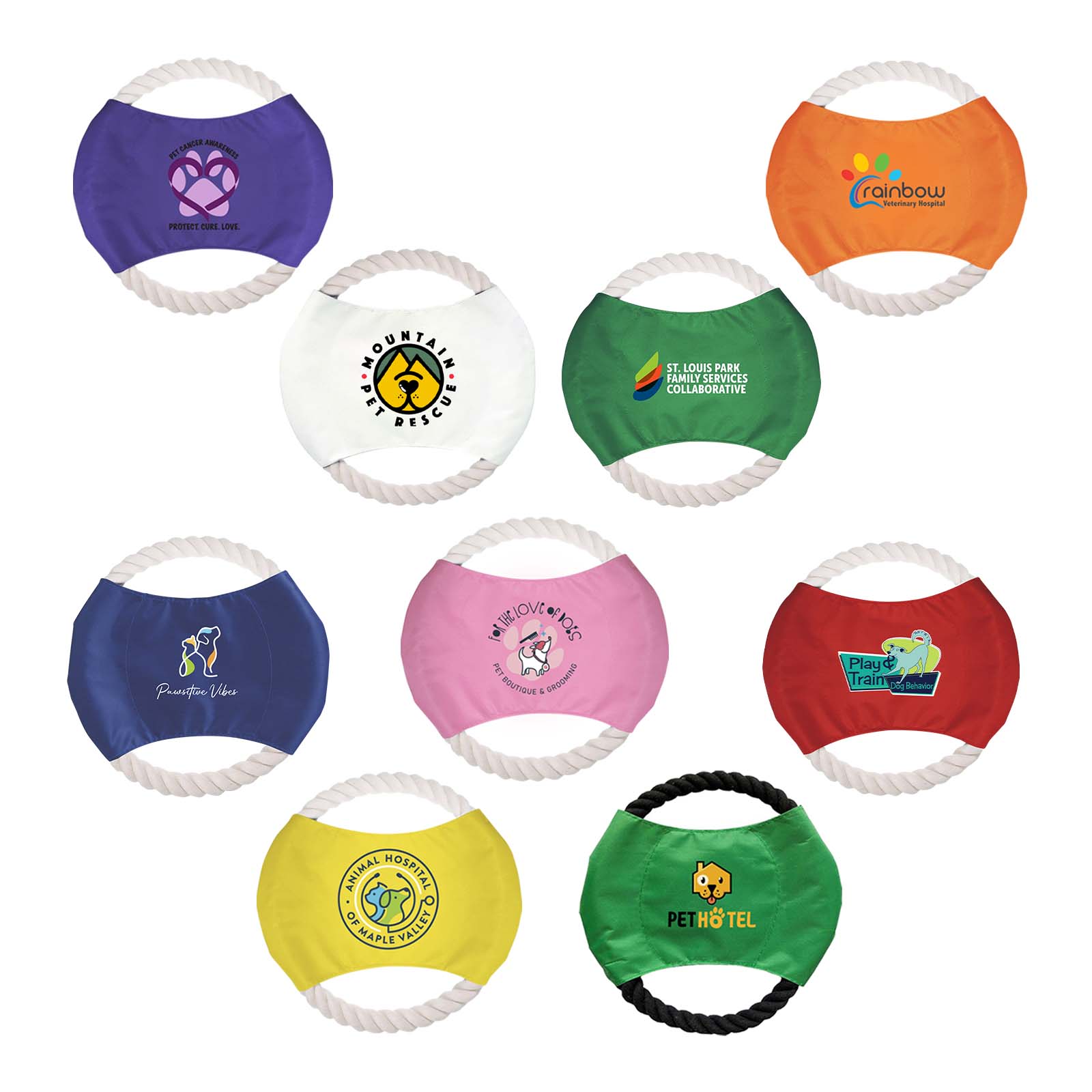 JORNIKOLOR Fido Flier Dog Rope Toy