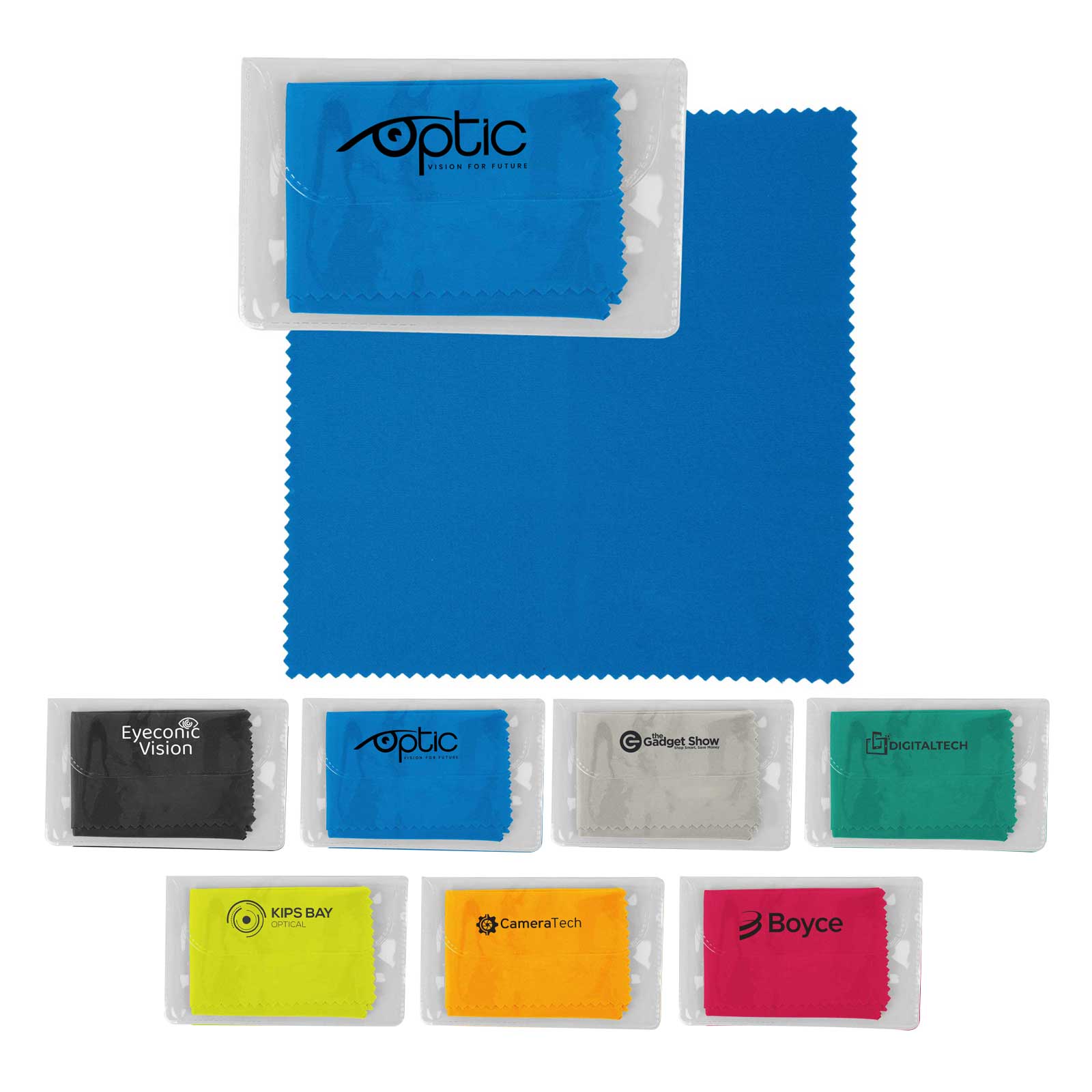 RPET Microfiber Cleaning Cloth In Case