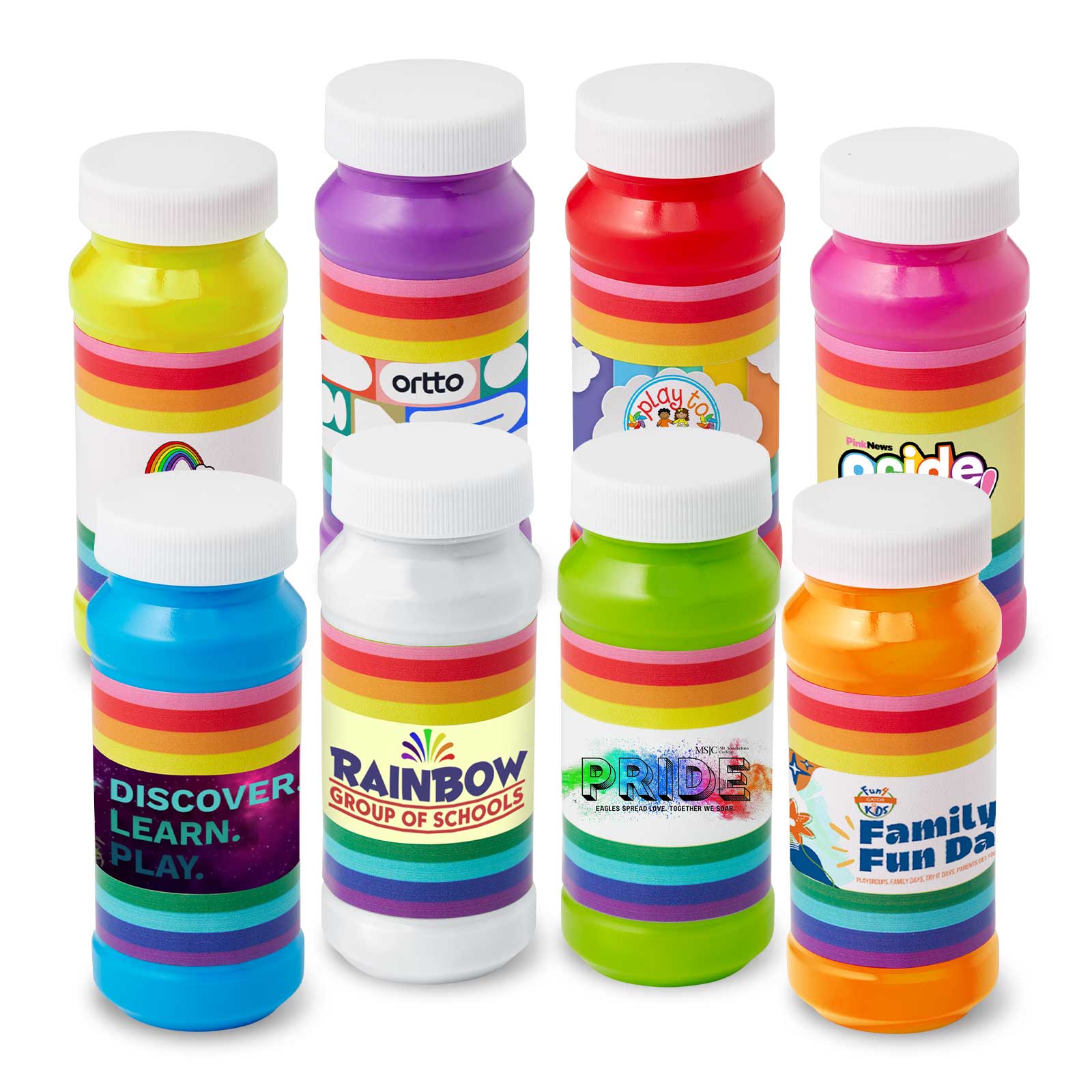 4 oz. Pride Bubbles with Full-Color Digital Label