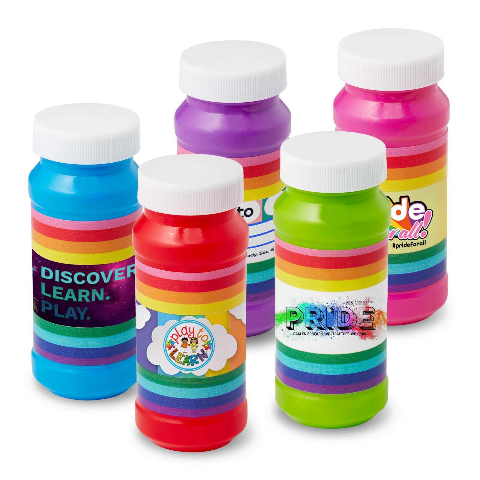 4 oz. Pride Bubbles with Full-Color Digital Label