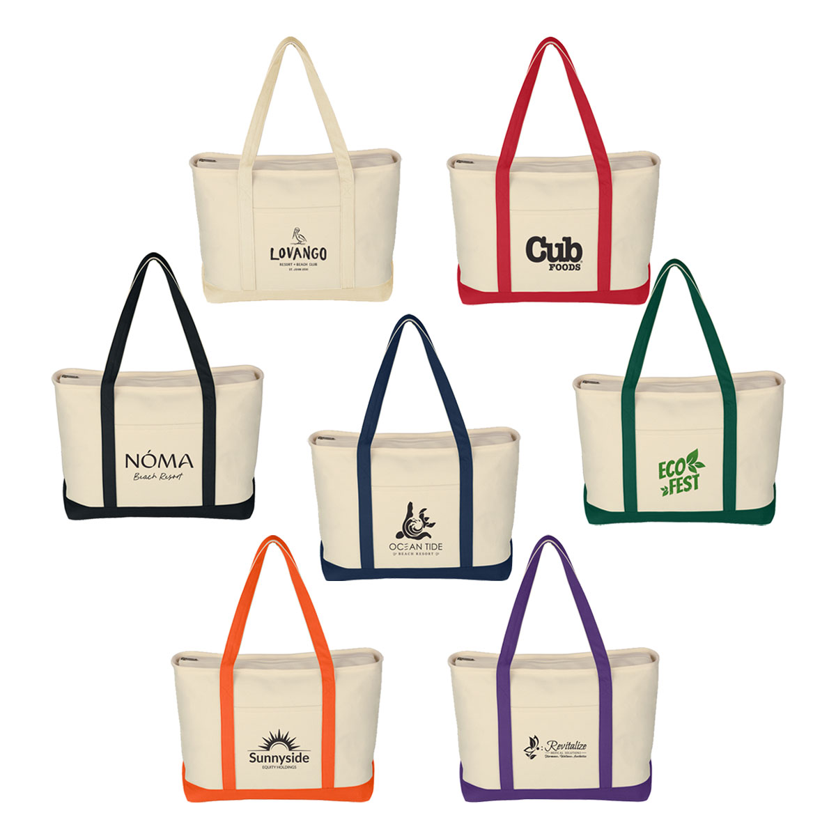 Large Starboard 24 oz. Cotton Canvas Tote Bag