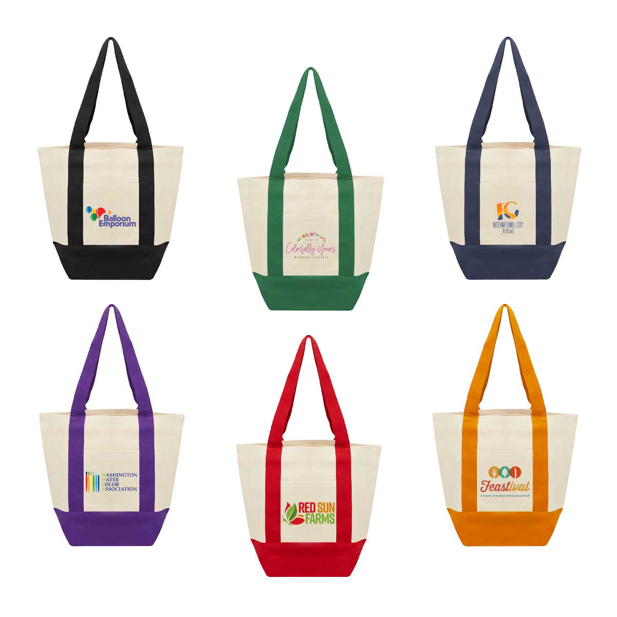 Jornikolor Small Starboard Recycled 10oz Cotton Tote Bag