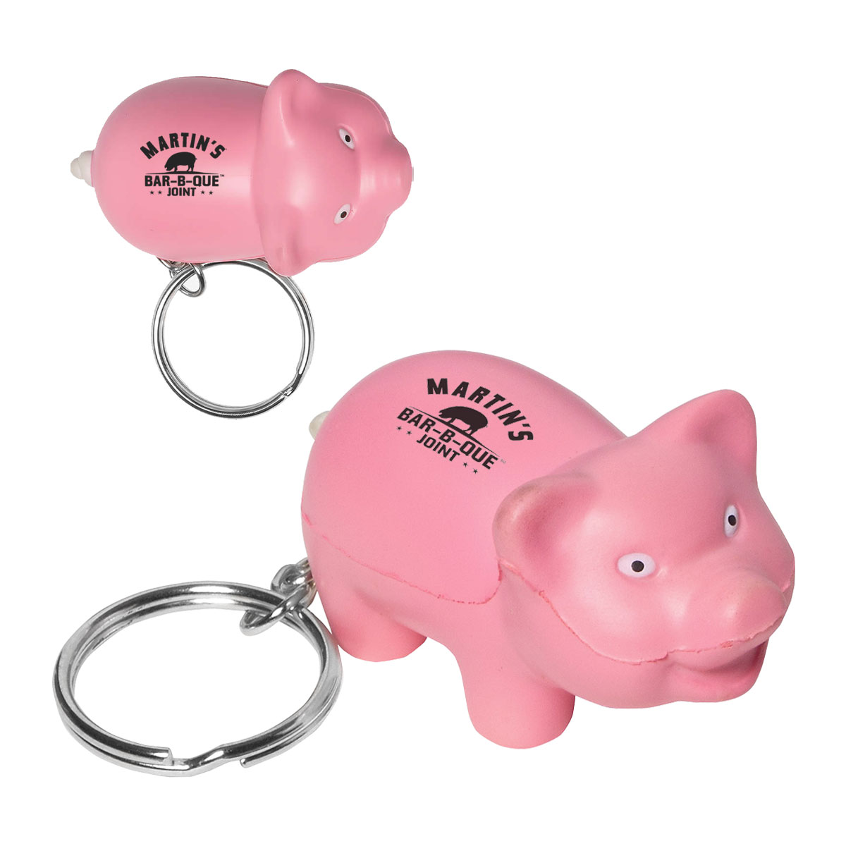 Pig Stress Reliever Keychain