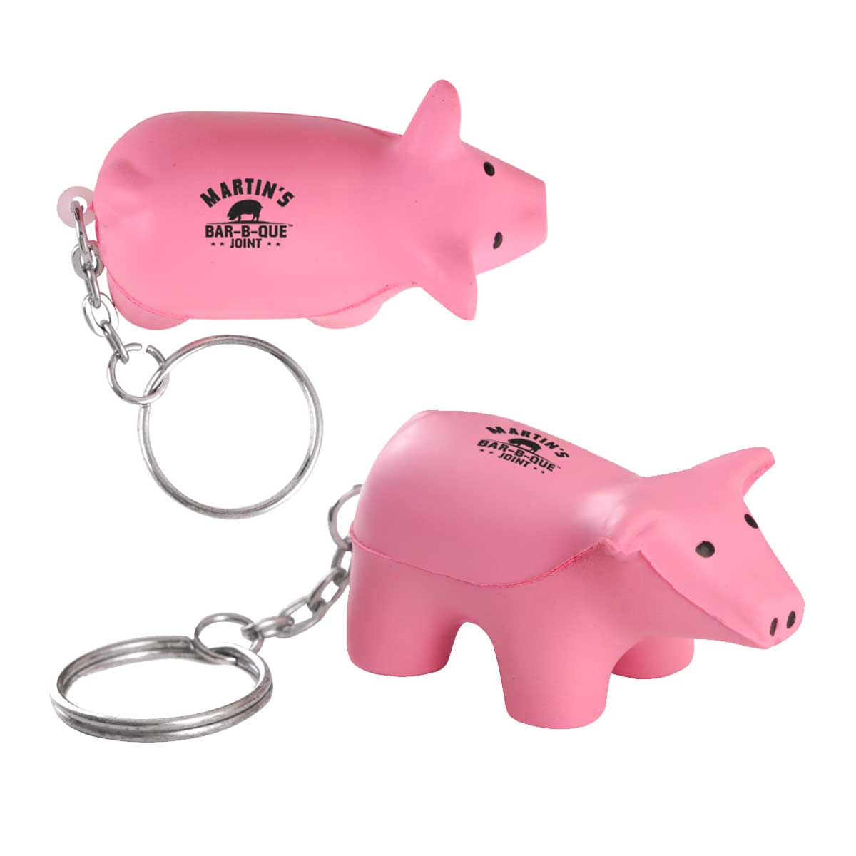 Pig Stress Reliever Keychain
