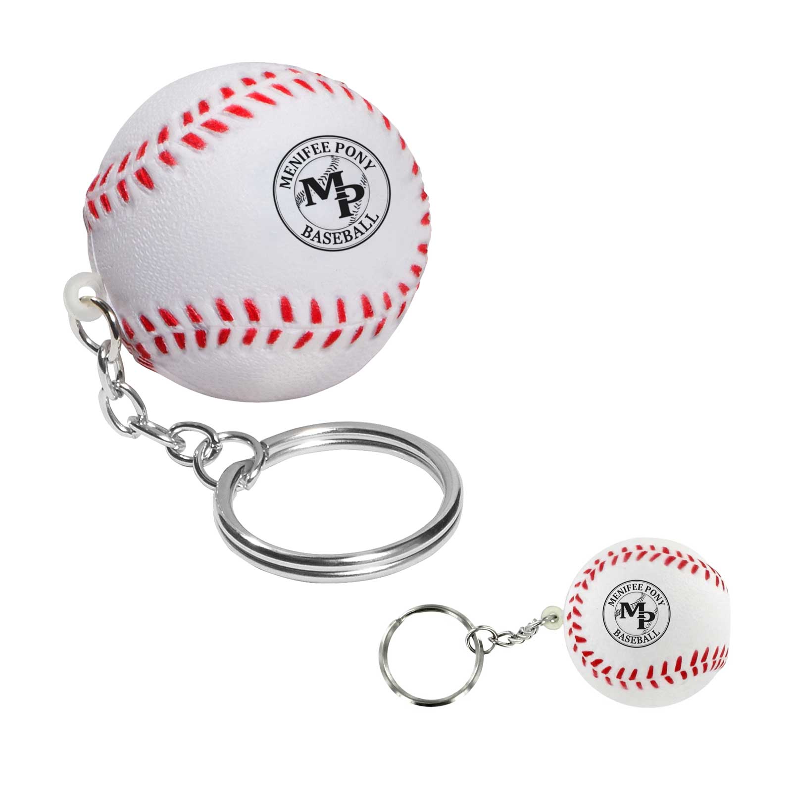 Baseball Stress Reliever Keychain