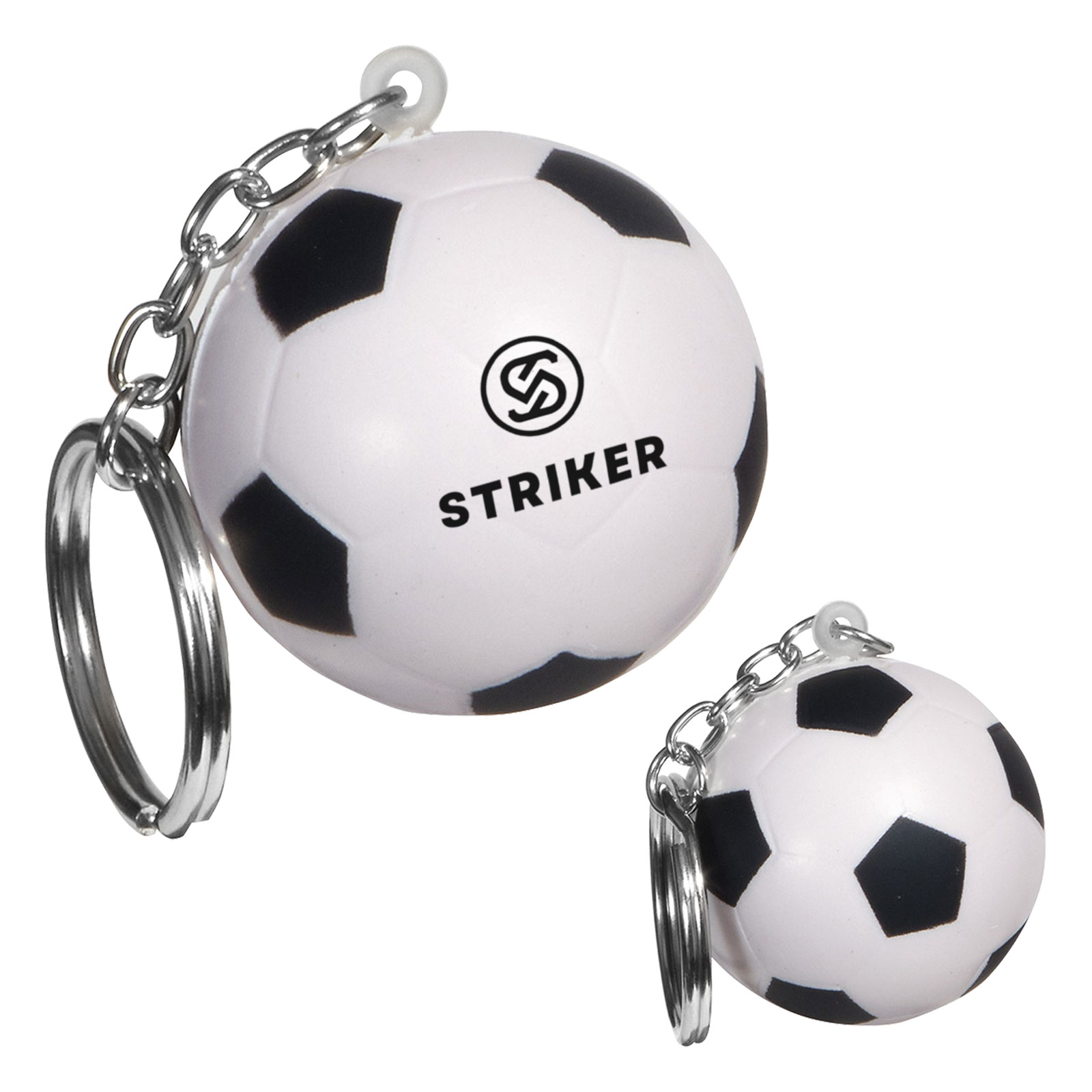 Soccer Ball Stress Reliever Keychain