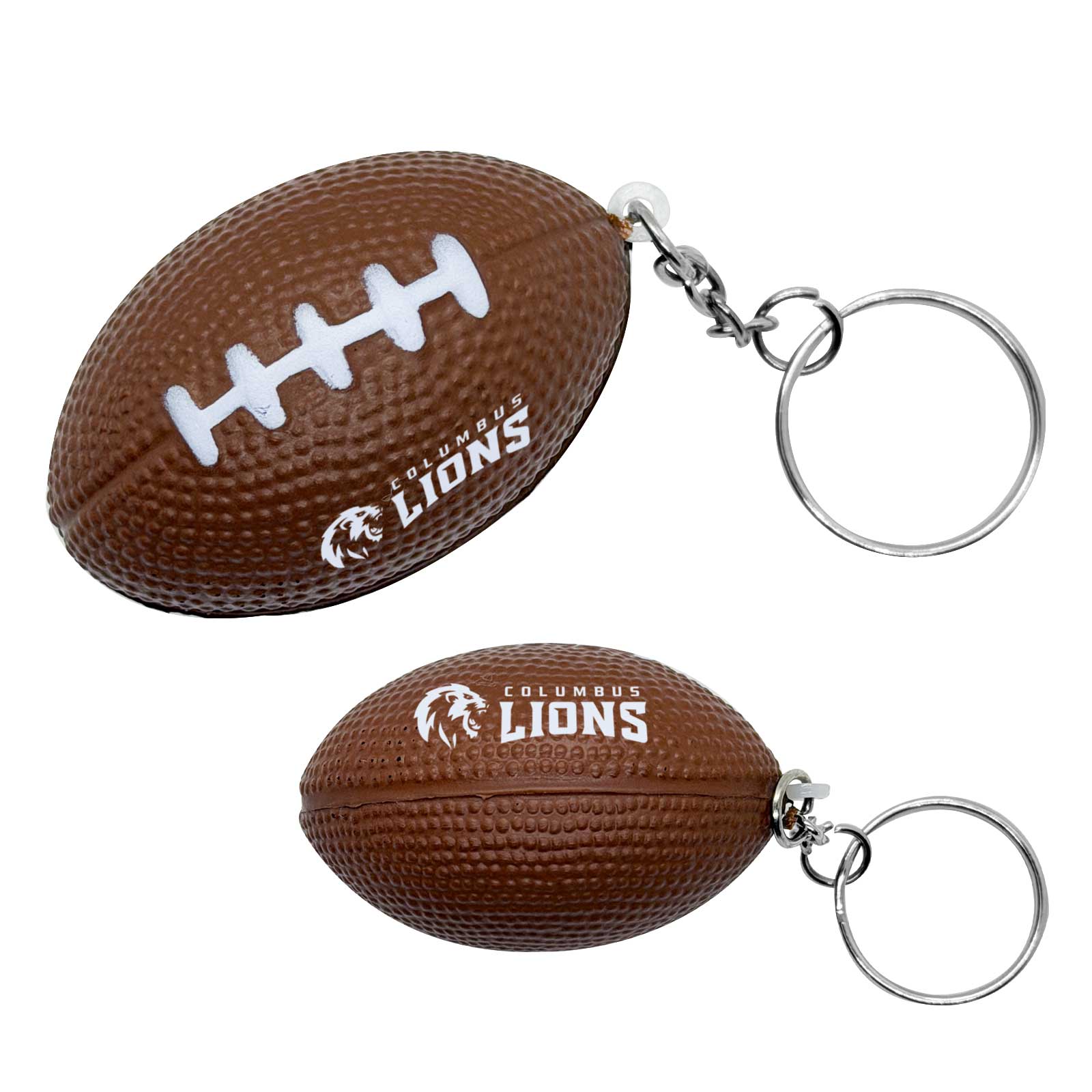 Football Stress Reliever Keychain