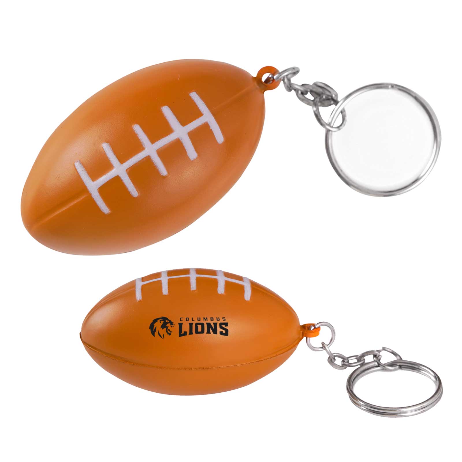 Football Stress Reliever Keychain